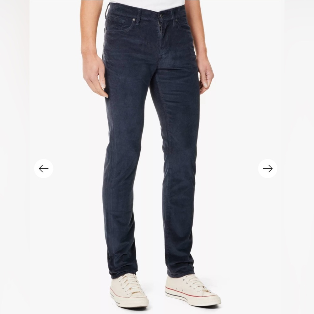 7 For All Mankind Slimmy Tapered Corduroy blue